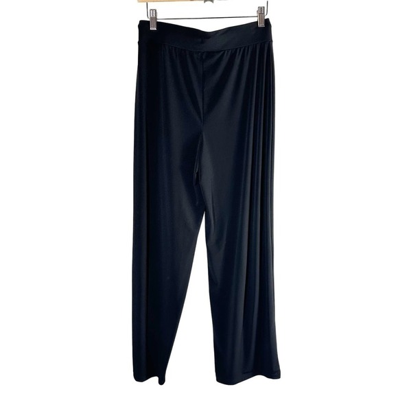 Jones New York Pull On Black Pants Tie Waist Soft Knit Size Small - Picture 2 of 6